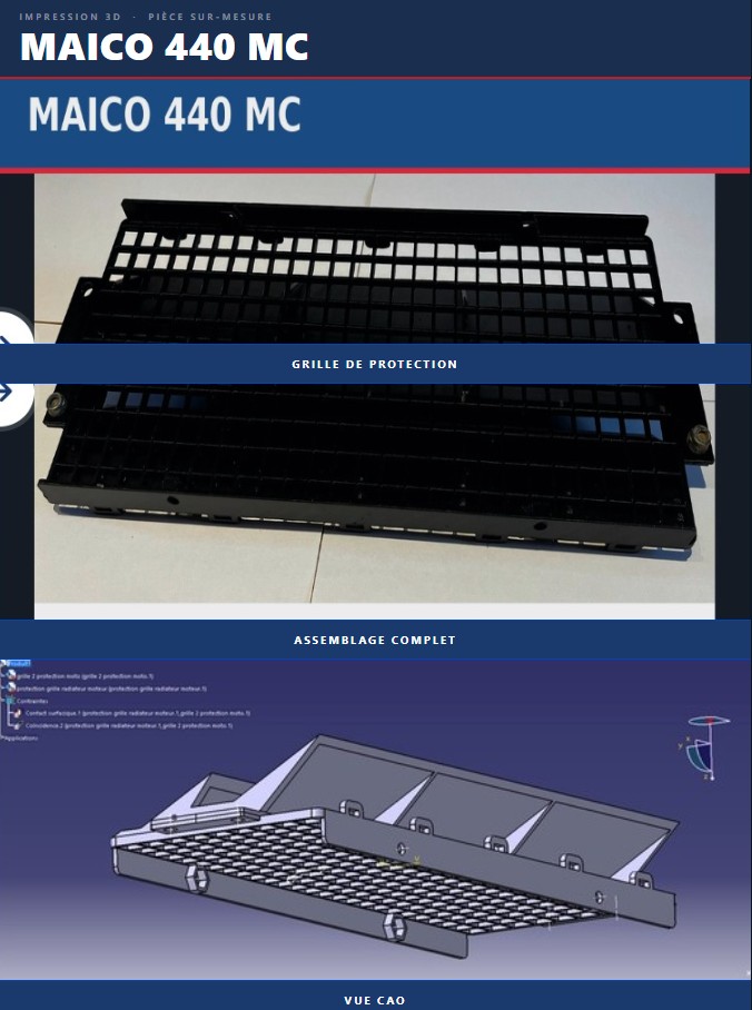 Protection radiateur Maico 440